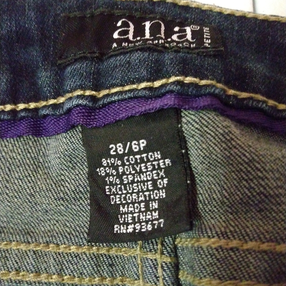 ana size 28/6P skinny jeans EUC - Picture 4 of 5